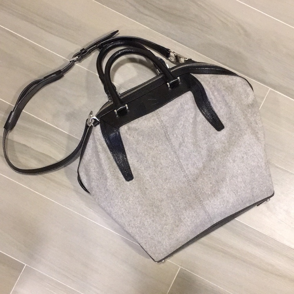 Emile Leather Trim Felt Tote